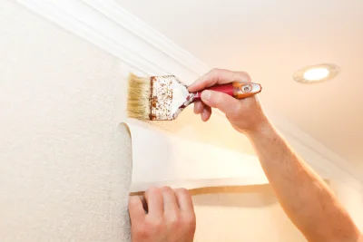 Pose de papier peint à Saint-Maurice-Crillat — revêtements muraux et toiles de verre